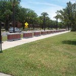 Brick-Style Finish Lends Grace To Protective Barriers