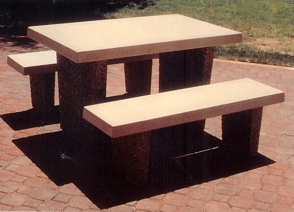 Concrete Picnic Tables, Park Tables & Benches Are Durable, Stylish