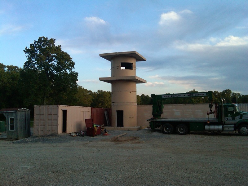 Concrete Training Towers Key To Training & Safety Exercises